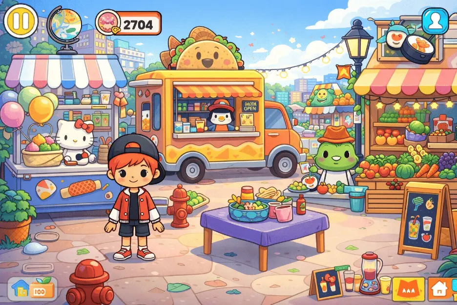 Игровые персонажи Toca Boca в различных ролях